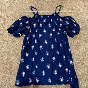 Floral off the shoulder shirt!